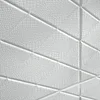 10 Pack | 40 Sq ft 3D White Foam Self Adhesive Wall Panels - Alligator Skin Design