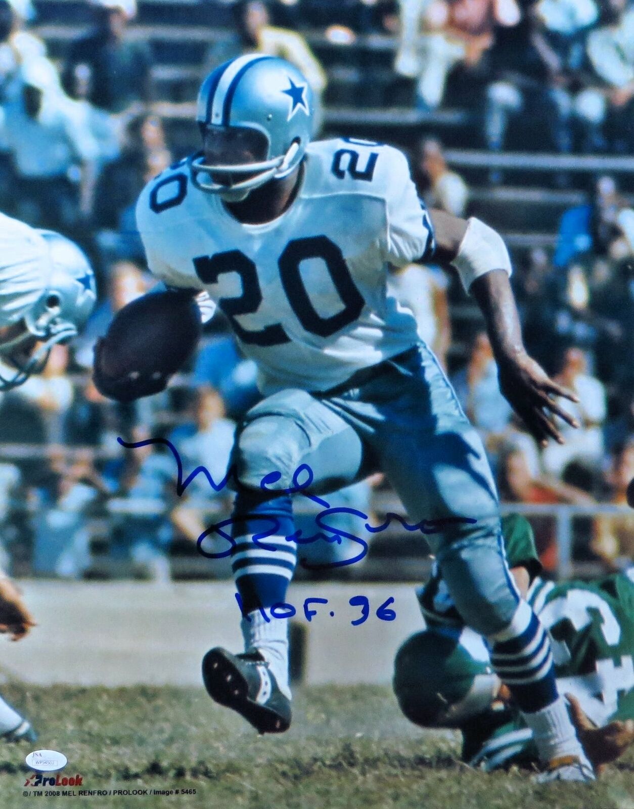 Mel Renfro Signed Autographed 16X20 Photo Poster painting Cowboys HOF 96