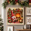 Stamped Cross Stitch Kit for Adults Gnome Cross Stitch 11CT 45x45cm tapestrymarket