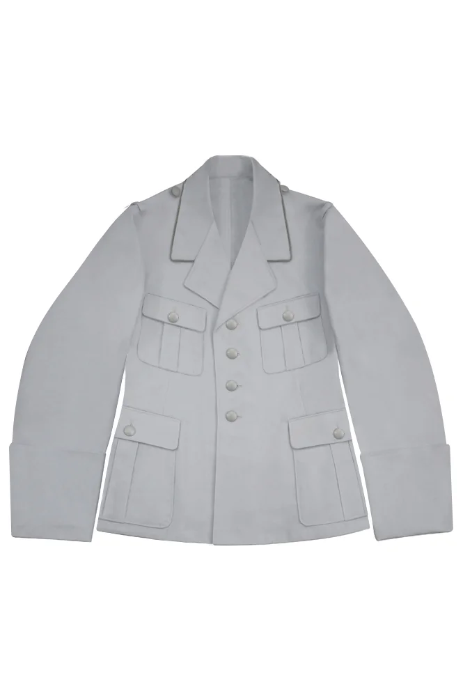   Luftwaffe German M1935 Officer White Summer Jacket Tunic Short Cut German-Uniform
