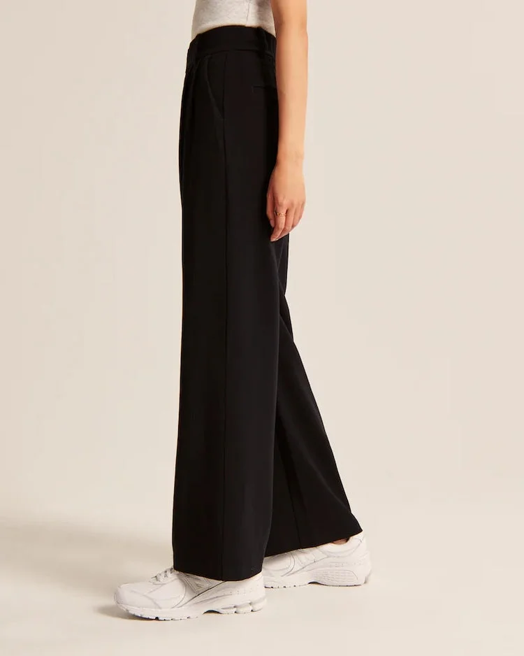 High Waist Tailored Wide Leg Pants (Buy 2 Free Shipping)