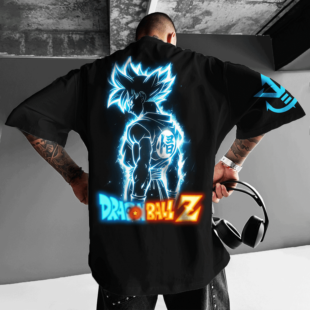Unisex Anime Print Oversized T-Shirt / DarkAcademias /Darkacademias