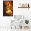 >SALE<5D Diamond Painting Fire Dragon Full Round Drill Rhinestone DIY Wall Arts