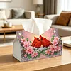 DIY Diamond Painting Creative Design Leather Handmade Tissue Holder Rhinestones Decorative Tissue Box Craft Kits