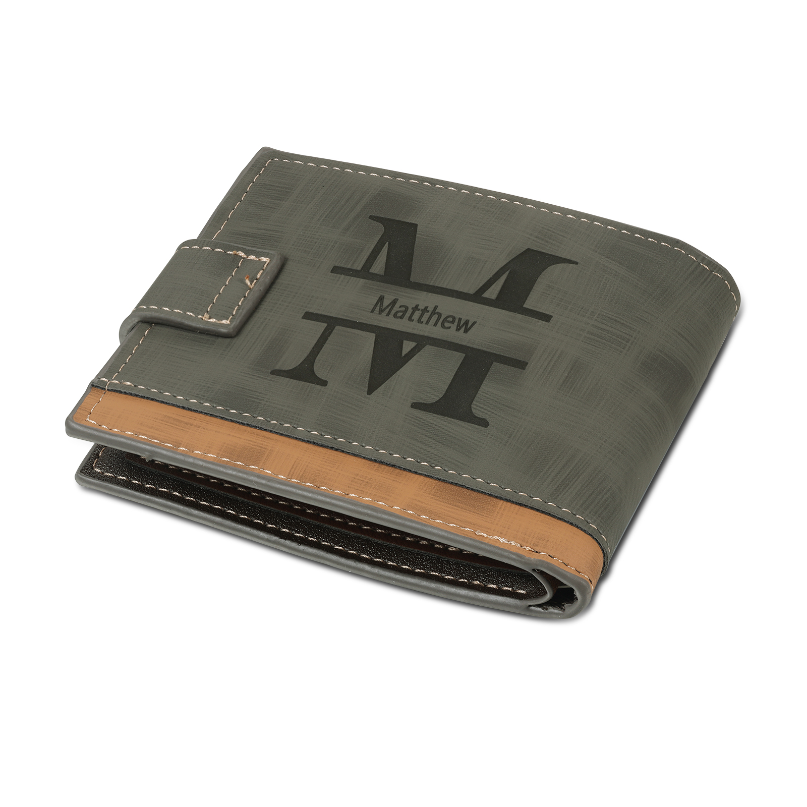 Portefeuille Classique 1 Prénom et Lettre Personnalisés avec Photo Porte-Monnaie Carte