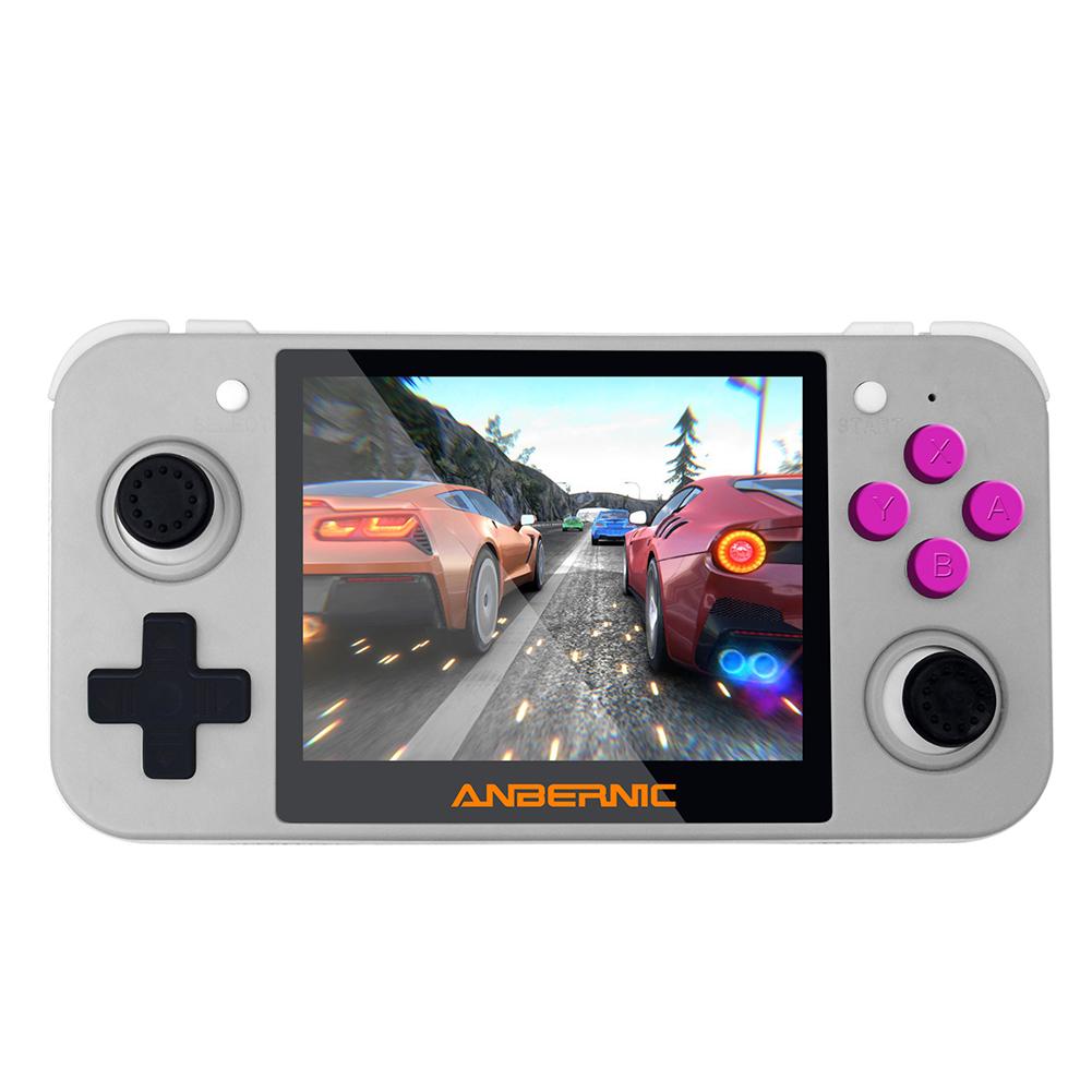 

RG350 3.5 inch Handle Retro Game Player 16G Game Console -Standard Grey, 501 Original