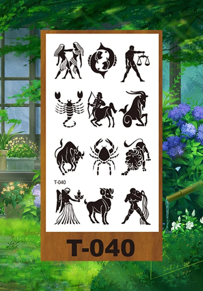 Drop Shipping Small Temporary Tattoo Stickers Love Fake Necklace Elk Rose Girl Kid Men Arm Buttock Abdomen Neck Ankles Art Tatoo