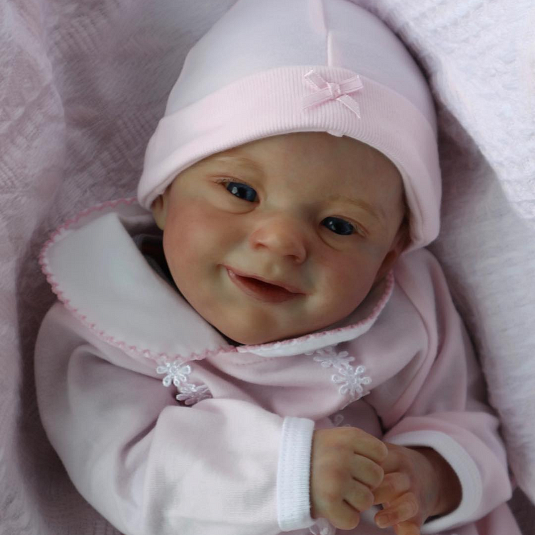 20" Beautiful Reborn Baby Doll Girl with Blond Hair, Weighted Toddlers Minibabydolls® Minibabydolls®