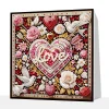 (Pre-Framed)Love-Special Shape Diamond Painting Kit(25x25cm)