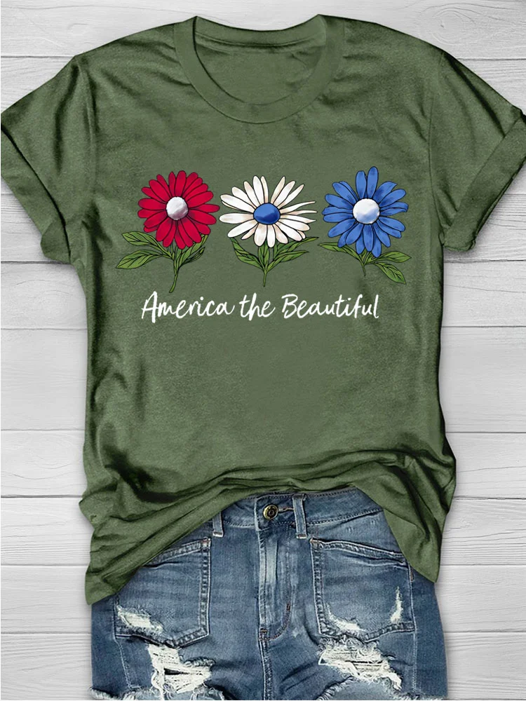 America The Beautiful T-shirt