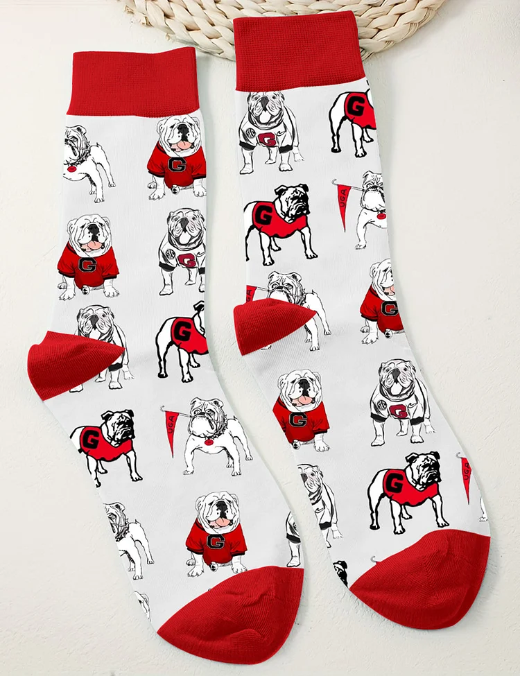 Georgia Football Socks