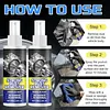 Rust Remover Spray for Metal with Sponge and Towel Multipurpose Rust Stain Remover Spray for Car Wheels & Household Appliances 100ml