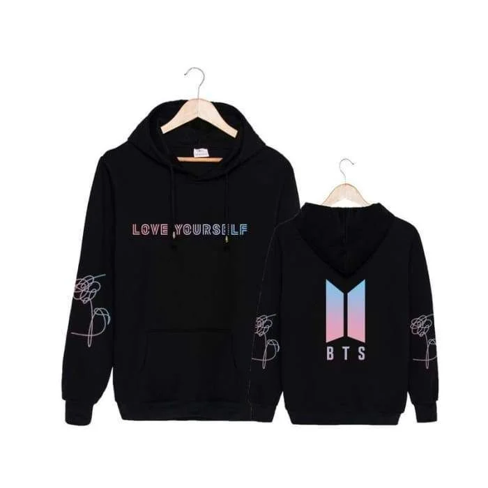 방탄소년단 Love Yourself Member Answer 'L' Classic Hoodie (LY)