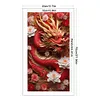 Dragon And Flower-11CT Stamped Cross Stitch 40*70cm/15.75*27.56in(Big Size) tapestrymarket