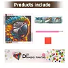 Diamond Painting -DIY Round Drill Parrot(40x40cm)