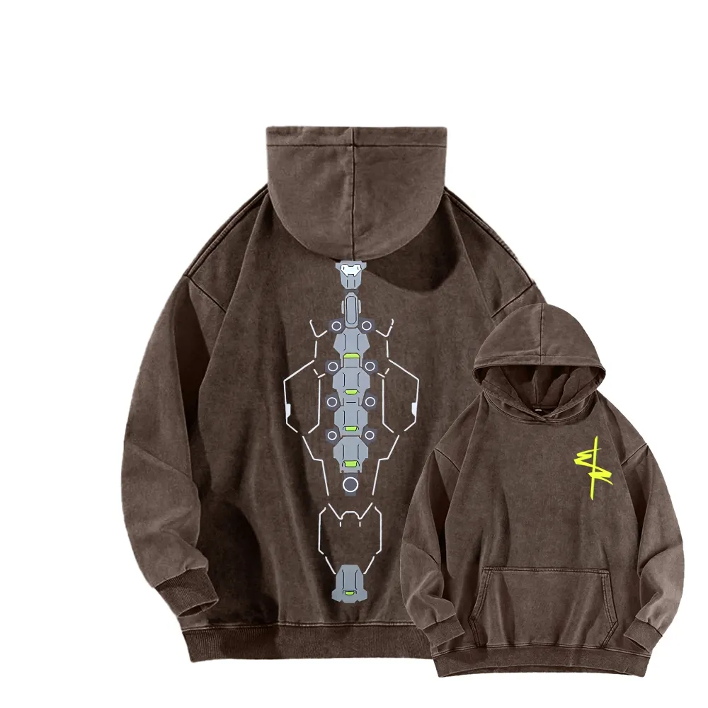 Cyberpunk Unisex washed sweatshirts 2511 4559