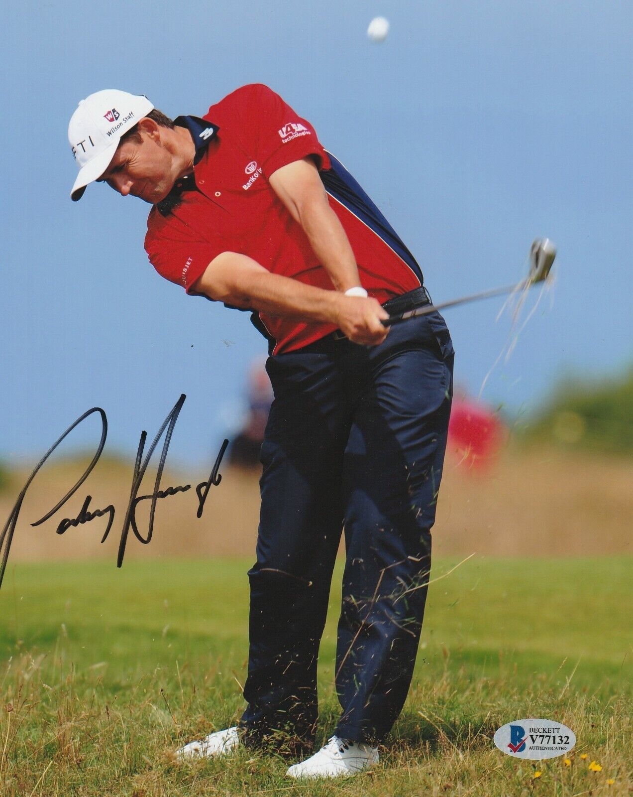 PADRAIG HARRINGTON Signed 8x10 Photo Poster painting with Beckett COA