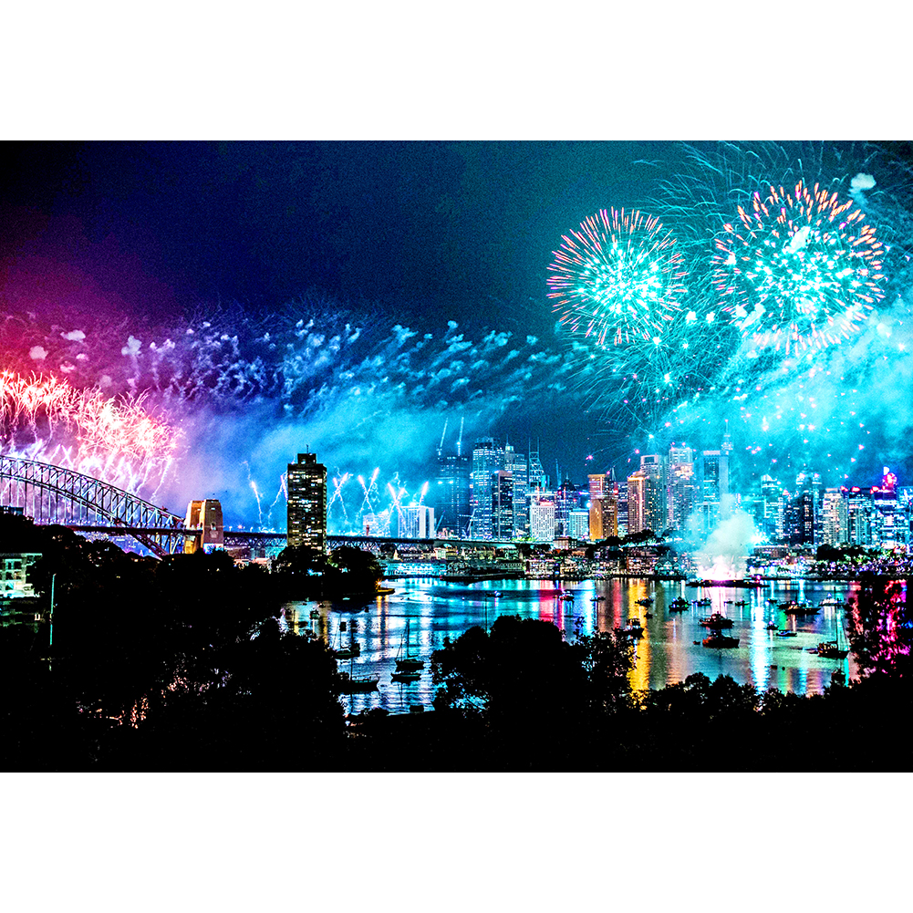

Fireworks City - 1000 Pieces Jigsaw Puzzle, 501 Original