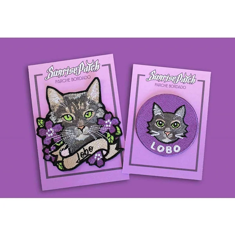 Custom pet portrait embroidered Custom Embroidered Patch