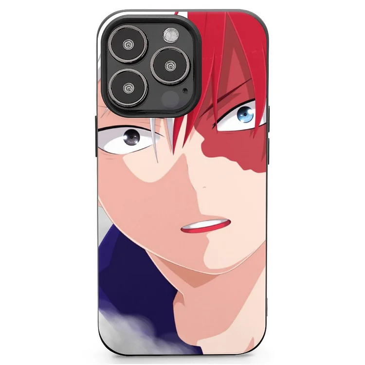 Shoto Todoroki Anime My Hero Academia Phone Case(20) Mobile Phone Shell IPhone 13 and iPhone14 Pro Max and IPhone 15 Plus Case - Heather Prints Shirts