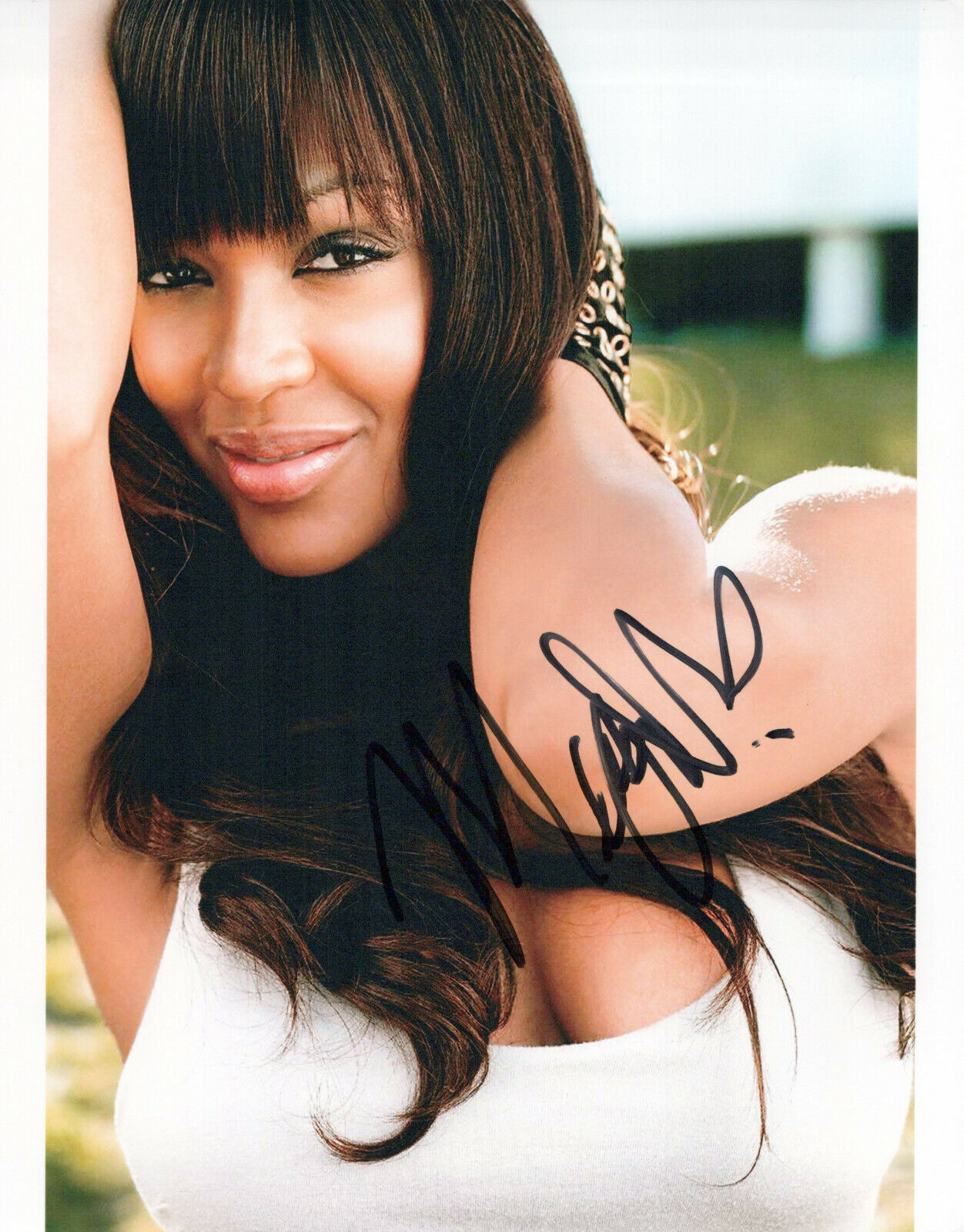 Meagan Good glamour shot autographed Photo Poster painting signed 8x10 #8