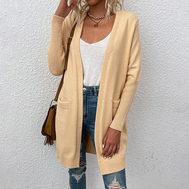 Pocket Long Sleeve Cardigan