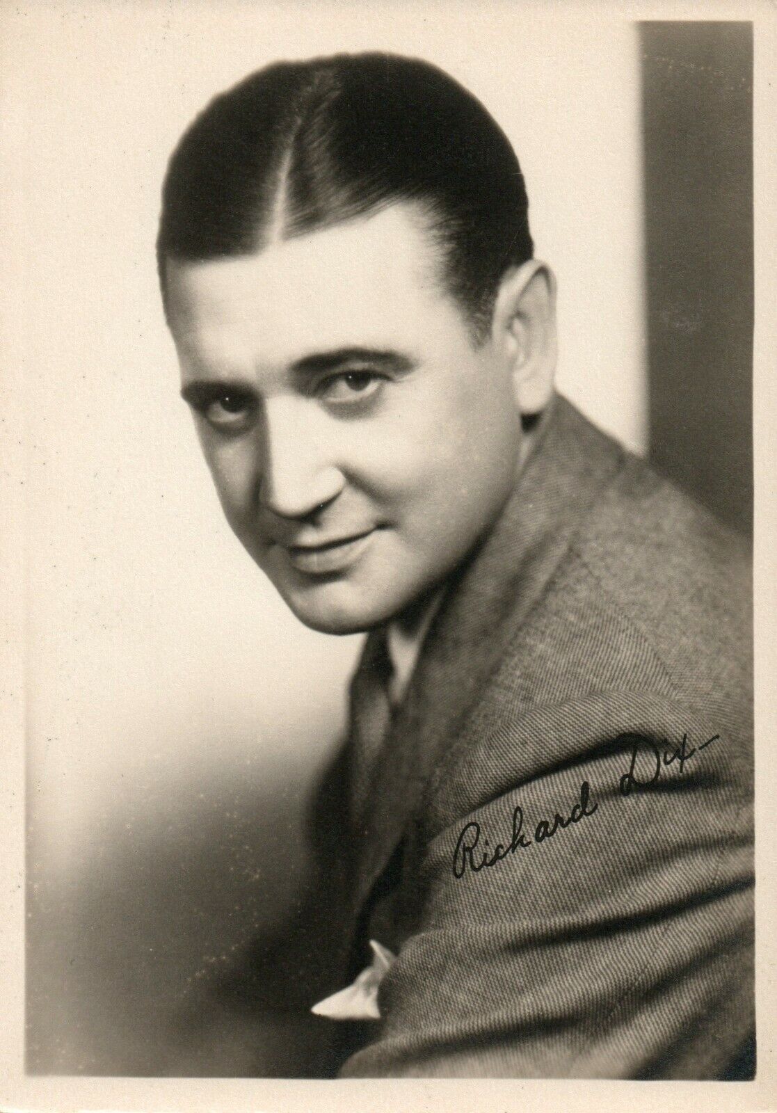 1930's Vintage RICHARD DIX Actor Movie Star Original Photo Poster painting B&W 5 x 7