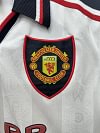 1998/1999 Retro Manchester United Away White Football Shirt 1:1 Thai Quality love fball