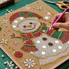 DIY Special Shaped Drill Diamond Painting Kit Framed - Snowman