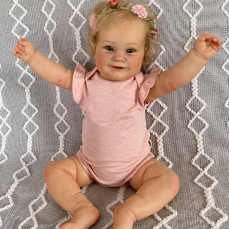 20 Inches Sweet Abigail Open Eyes Reborn Doll Girl-Maddie Series