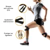 1 Paire Support de rotule genouill&egrave;res &eacute;lastiques pressuris&eacute;es stables genouill&egrave;res de sport de fitness
