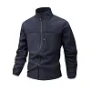 Men's Athletic Softshell Tracksuit 2-Piece Set &ndash; Full-Zip Stand Collar Jacket and Drawstring Sweatpants by Inlyline
