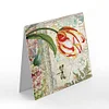 8pcs/set  DIY Postcards Flower Diamond Painting Greeting Card Includes Envelope