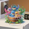 Happy Bird Diamond Dot Painting Ornament DIY Double Sided Acrylic Stand