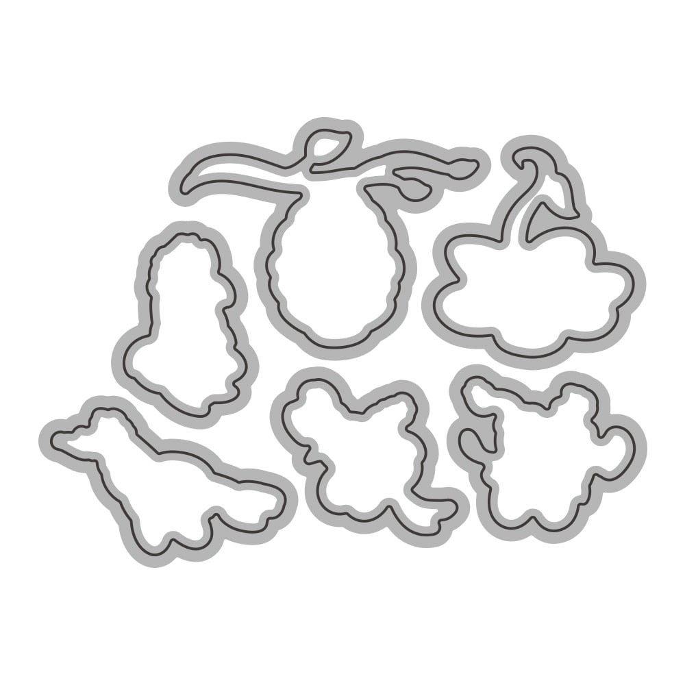 Little Honey Bee Birthday Stamps Cutting Dies Templates for DIY Scrapbooking Album Transparent Silicone Decorative