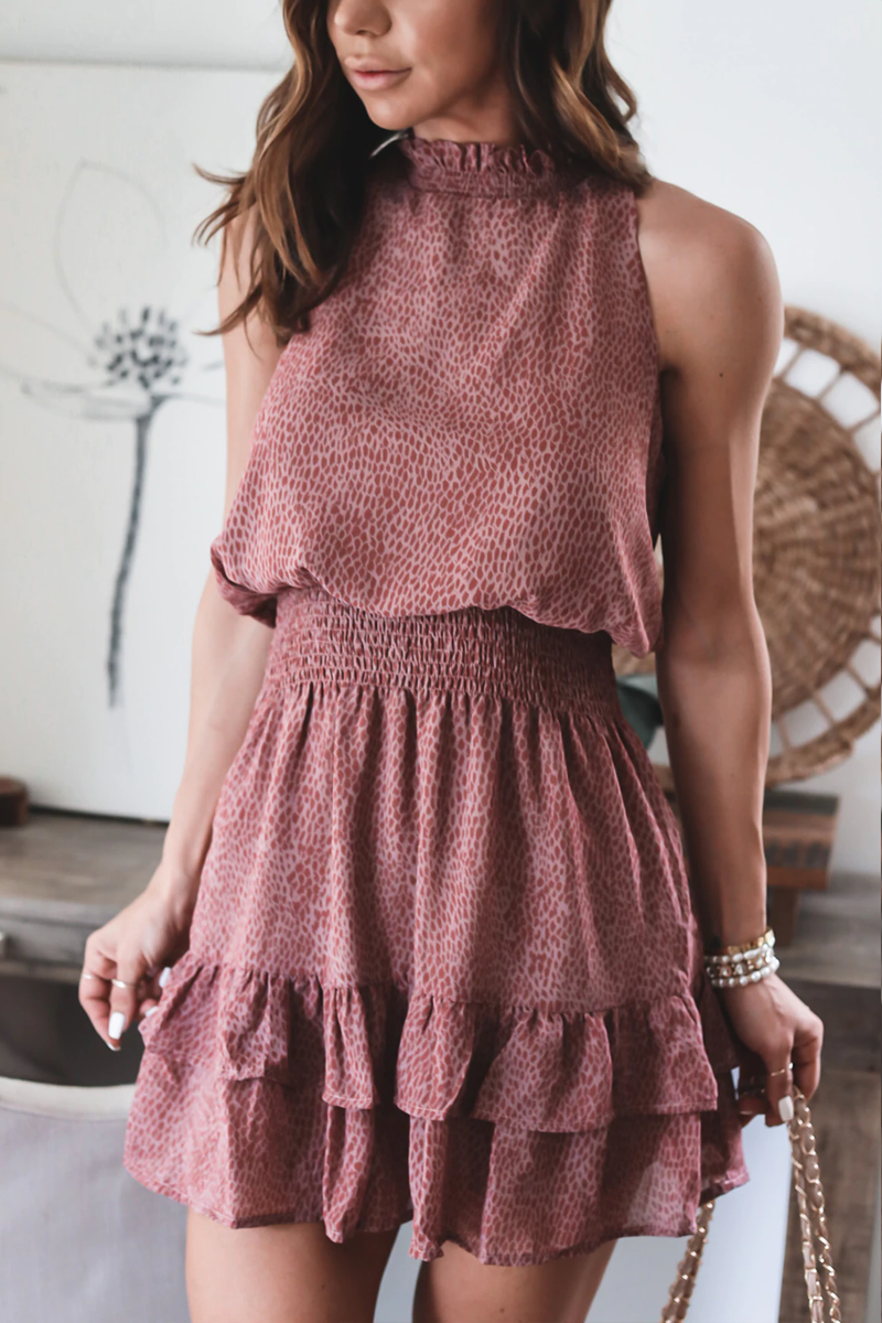 The Claire Smocked Mini Dress