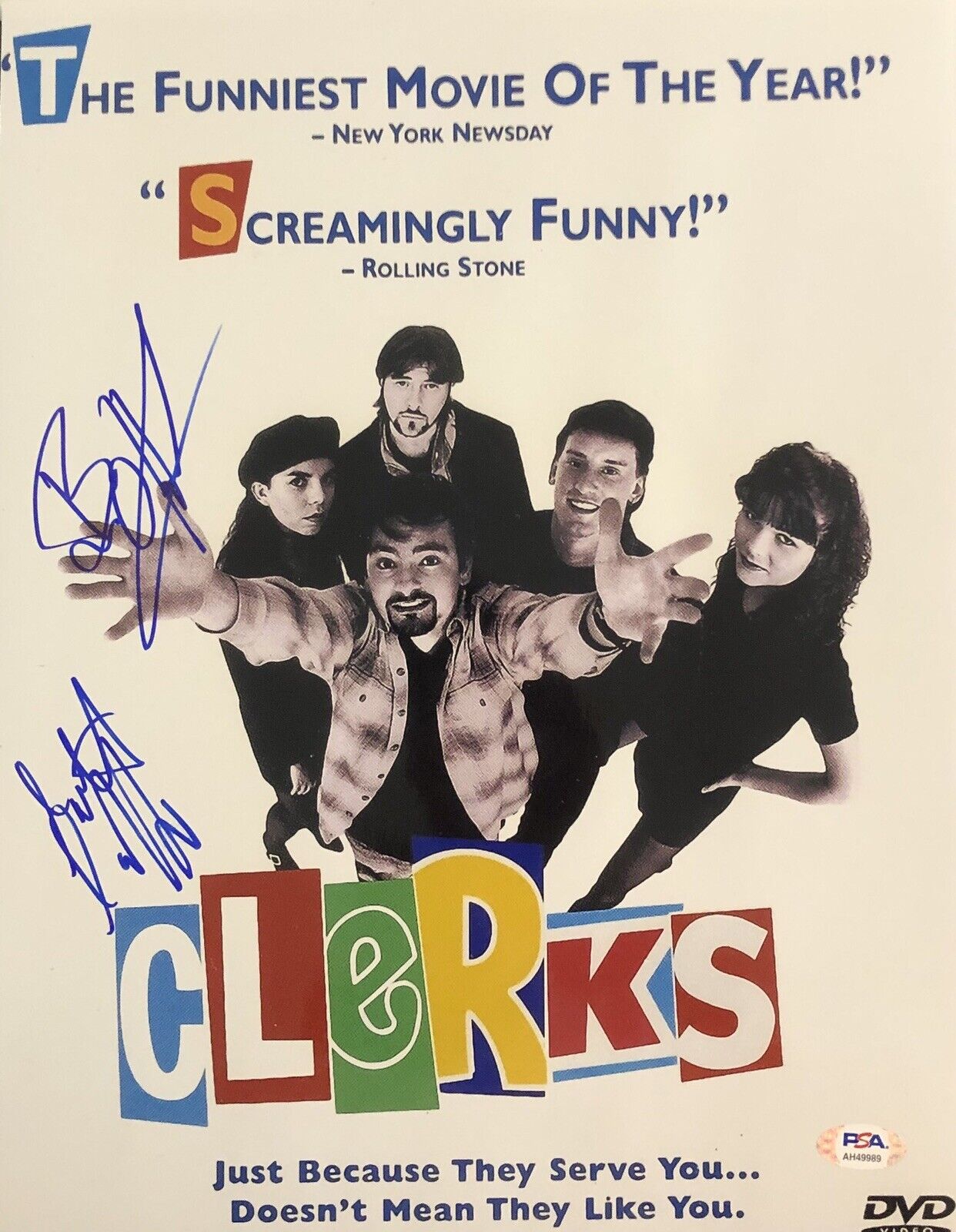 Brian O’Halloran Scott Schiaffo Dual Signed Clerks 11x14 Movie Photo Poster painting Psa/Dna