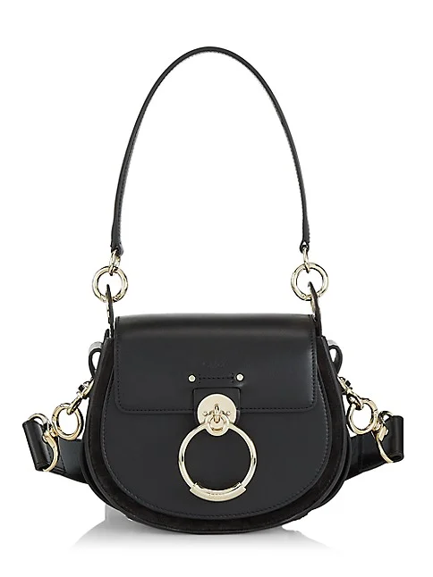   Chloé Small Tess Leather Saddle Bag 5 out of 5 Customer Rating