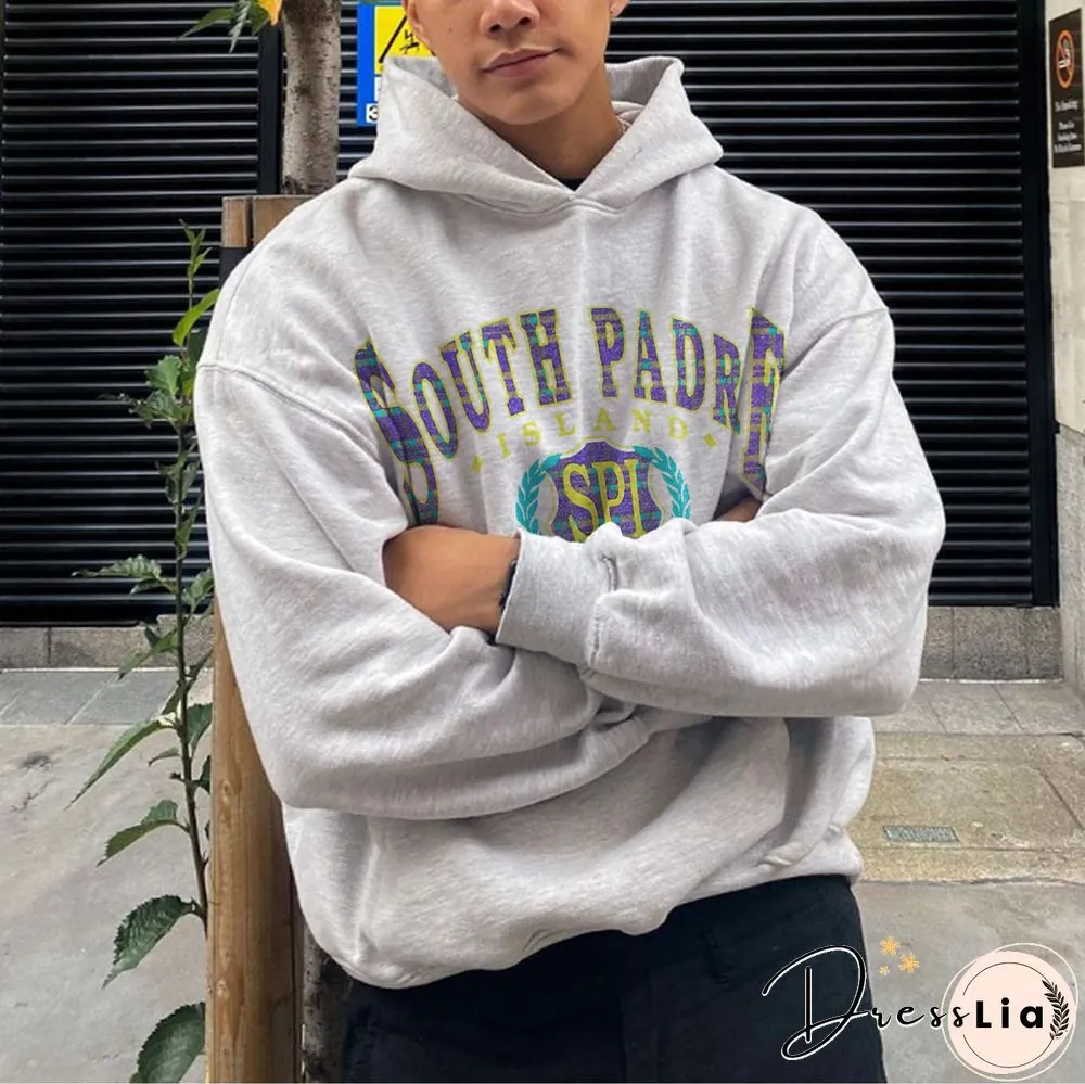 Retro Men's Southpa'Da Print Hoodie