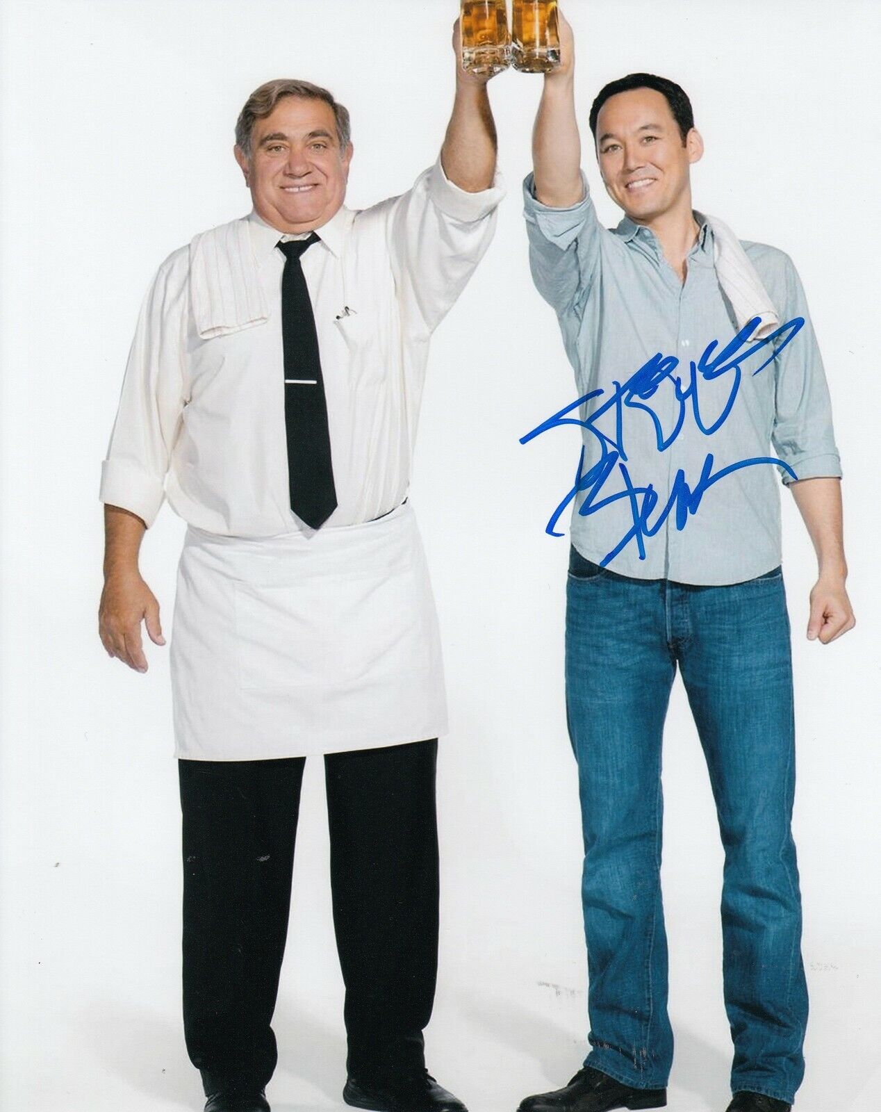 STEVE BYRNE signed (SULLIVAN & SON) TV SHOW 8x10 Photo Poster painting *Steve* W/COA #2