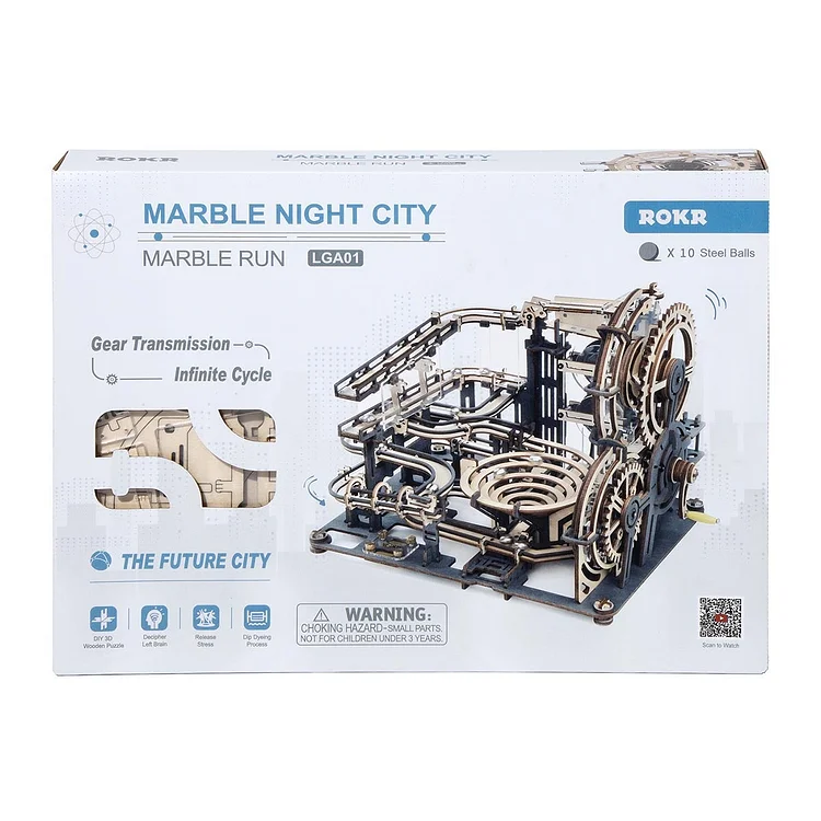 Ultimate Marble Night City Marble Run