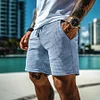 Summer WIP Men's Blue Checkered Shorts - Comfortable, Durable & Stylish for Summer Outings by Inlyline