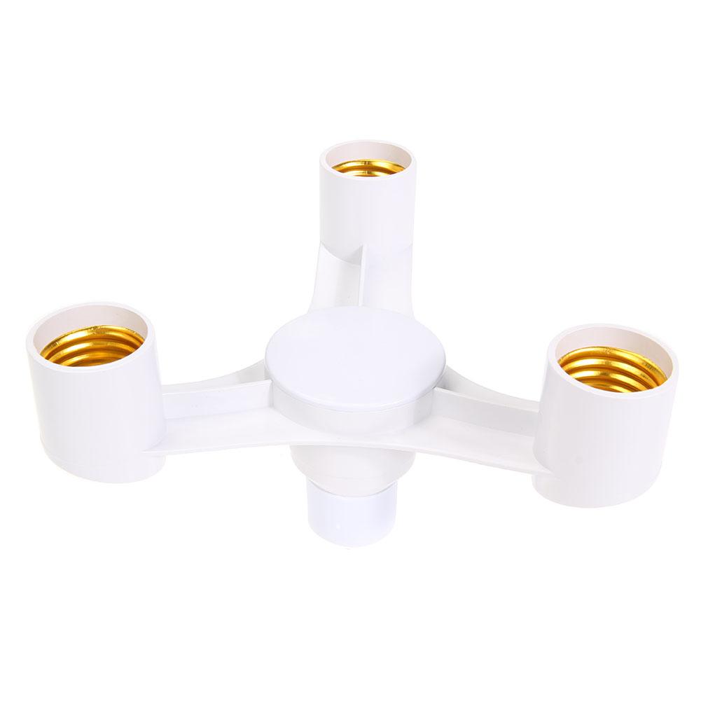 

3 In 1 E27 To 3E27 Base Socket Splitter Led Light Lamp Bulb Adapter Holder, 501 Original
