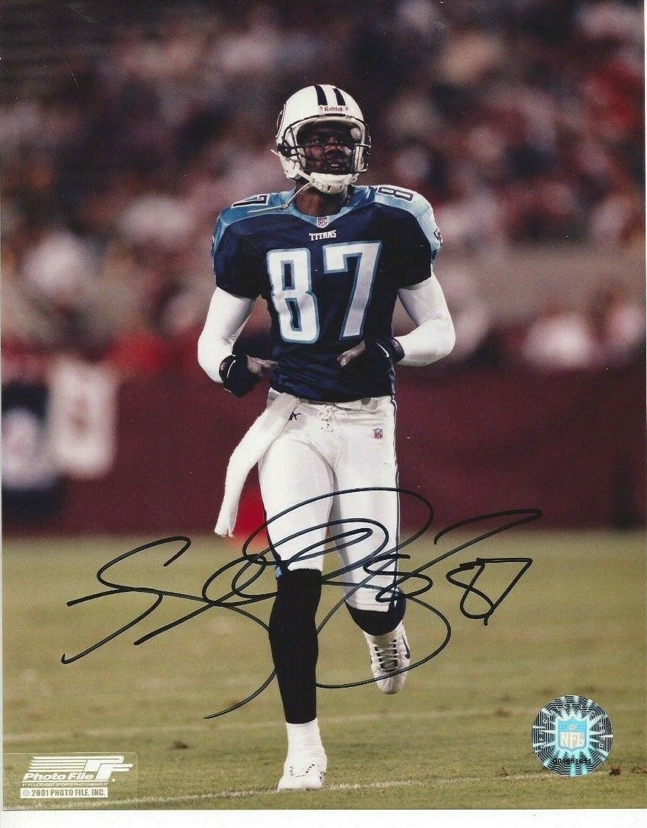 Kevin Dyson Autographed 8x10 Tennessee TitansC107