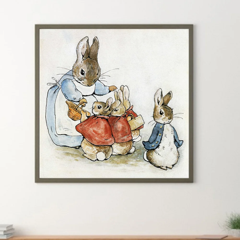 Diamond Painting - Full Round Drill - Peter Rabbit(Canvas|30*30cm)