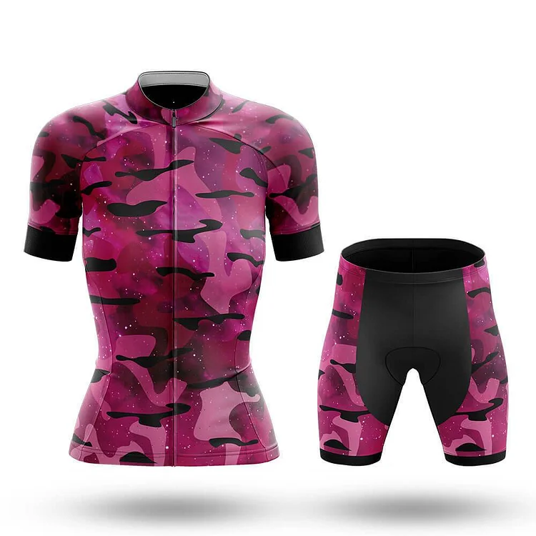 Cosmic Camo Women's Short Sleeve Cycling Kit