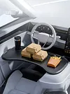 Foldable Steering Wheel Table Laptop Stand Table Holder for Food Dining Reading