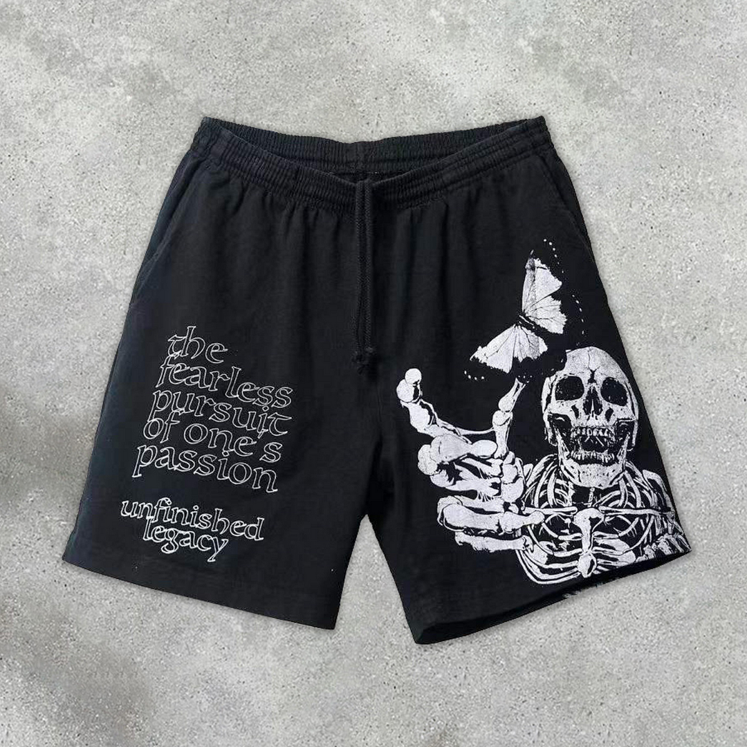 Skull casual street home beach shorts