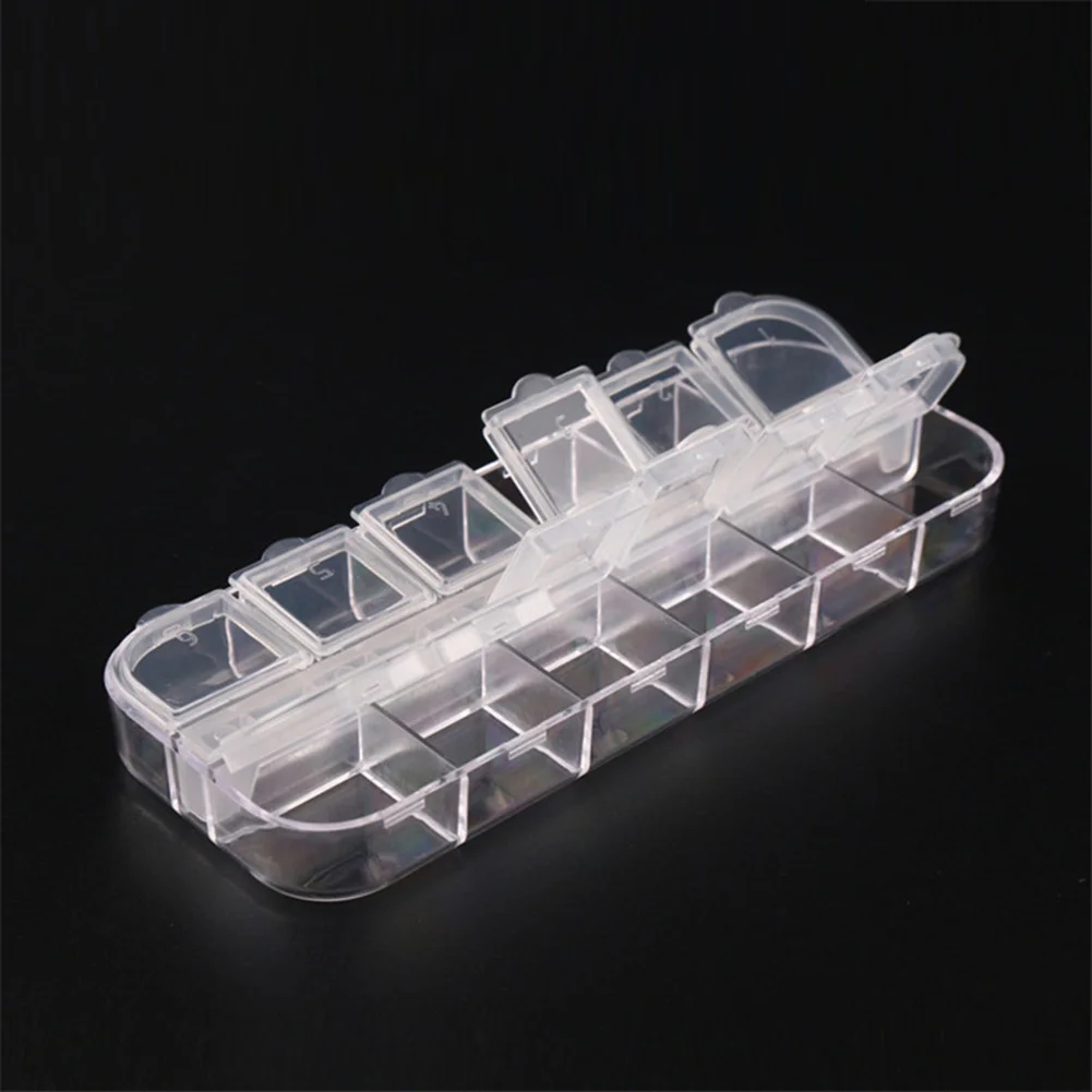 12 Grids Diamond Painting Box Embroidery Rhinestone Beads Storage Organizer