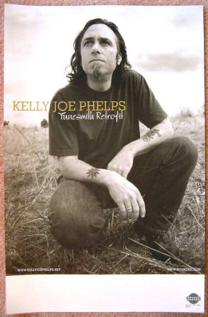 KELLY JOE PHELPS Album POSTER Tunesmith Retrofit 11x17